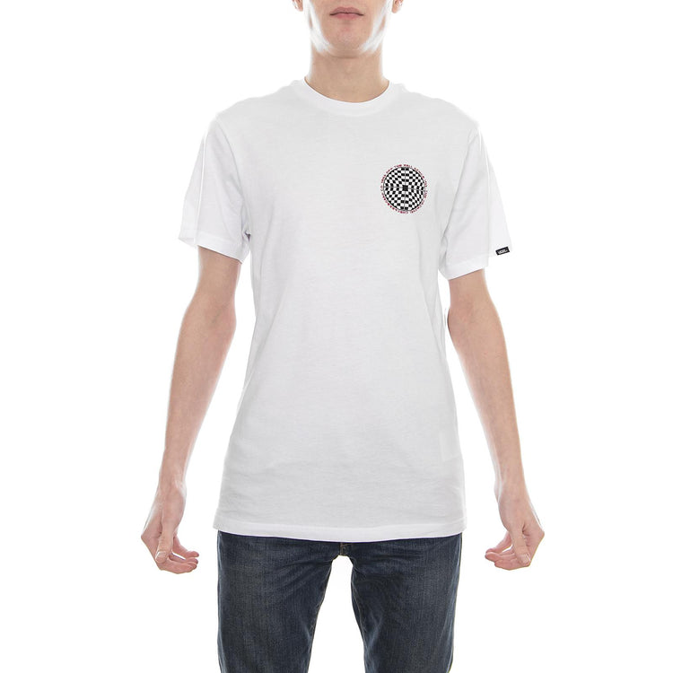 MN CHECKERED SS White VA3H6JWHT  VANS 