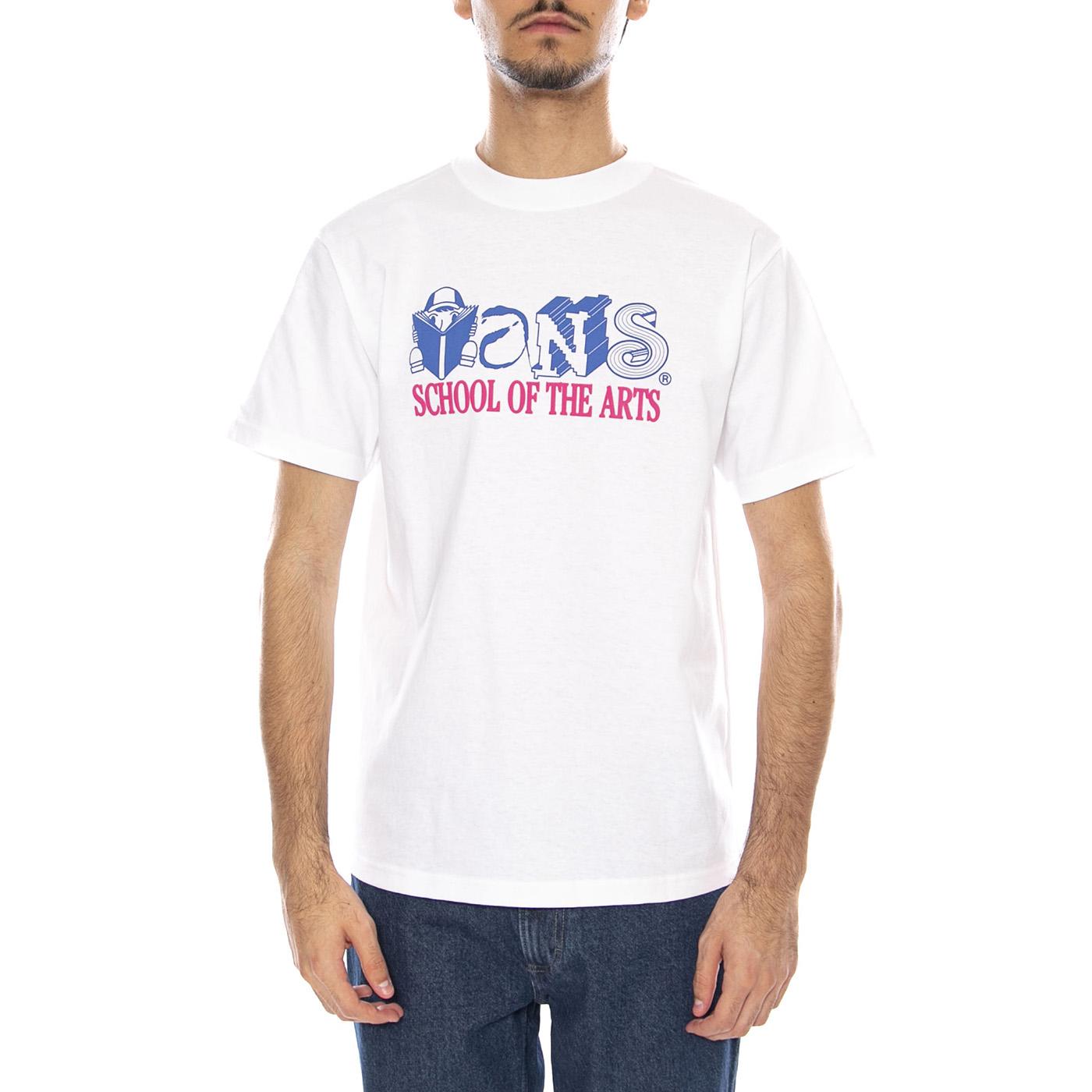 Art Skool SS Tee White - Maglietta Girocollo Uomo Bianca VN000PCA WHT1 VANS 