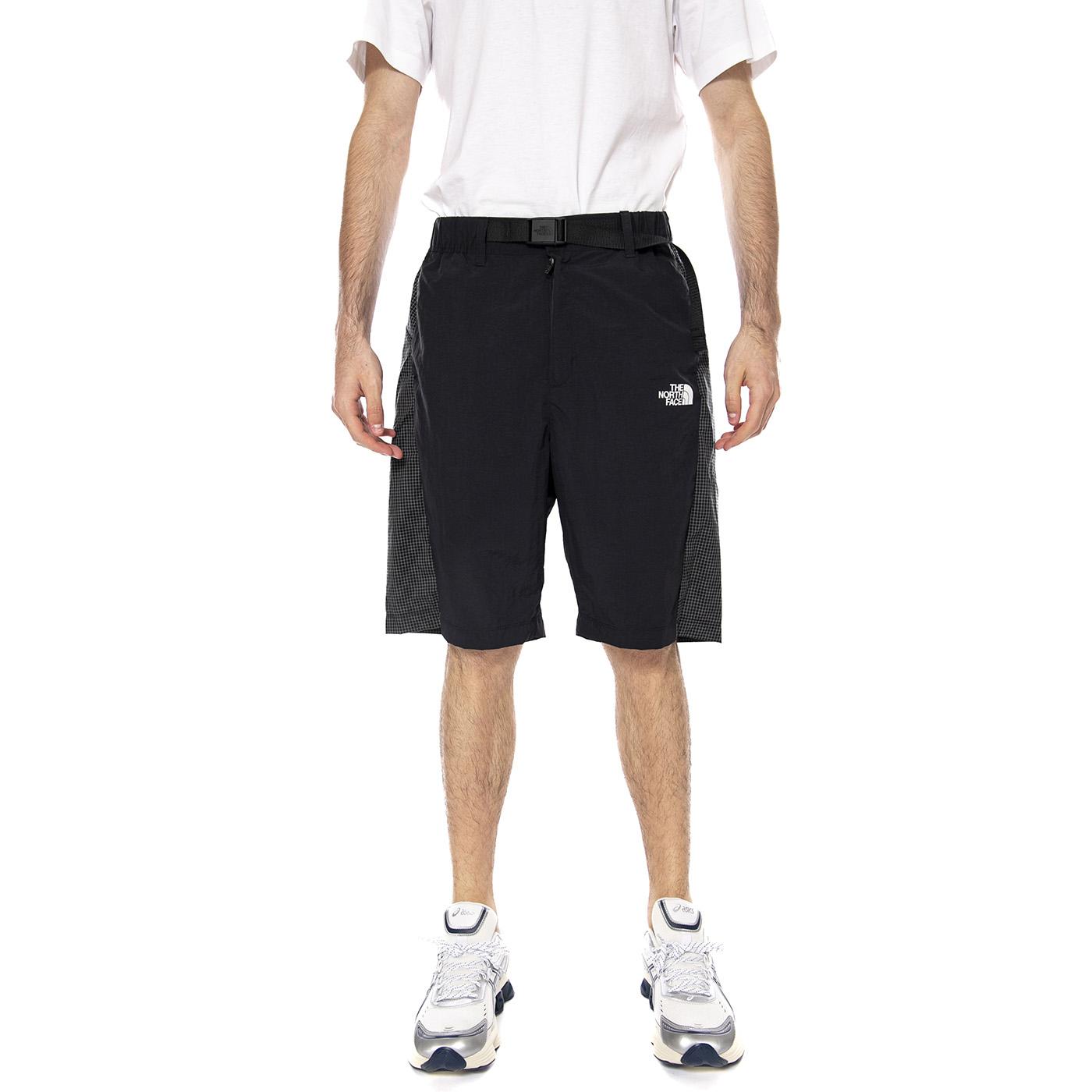 U NSE BELTED SHORT - Bermuda Uomo Neri NF0A8GE5 JK31 THE NORTH FACE 