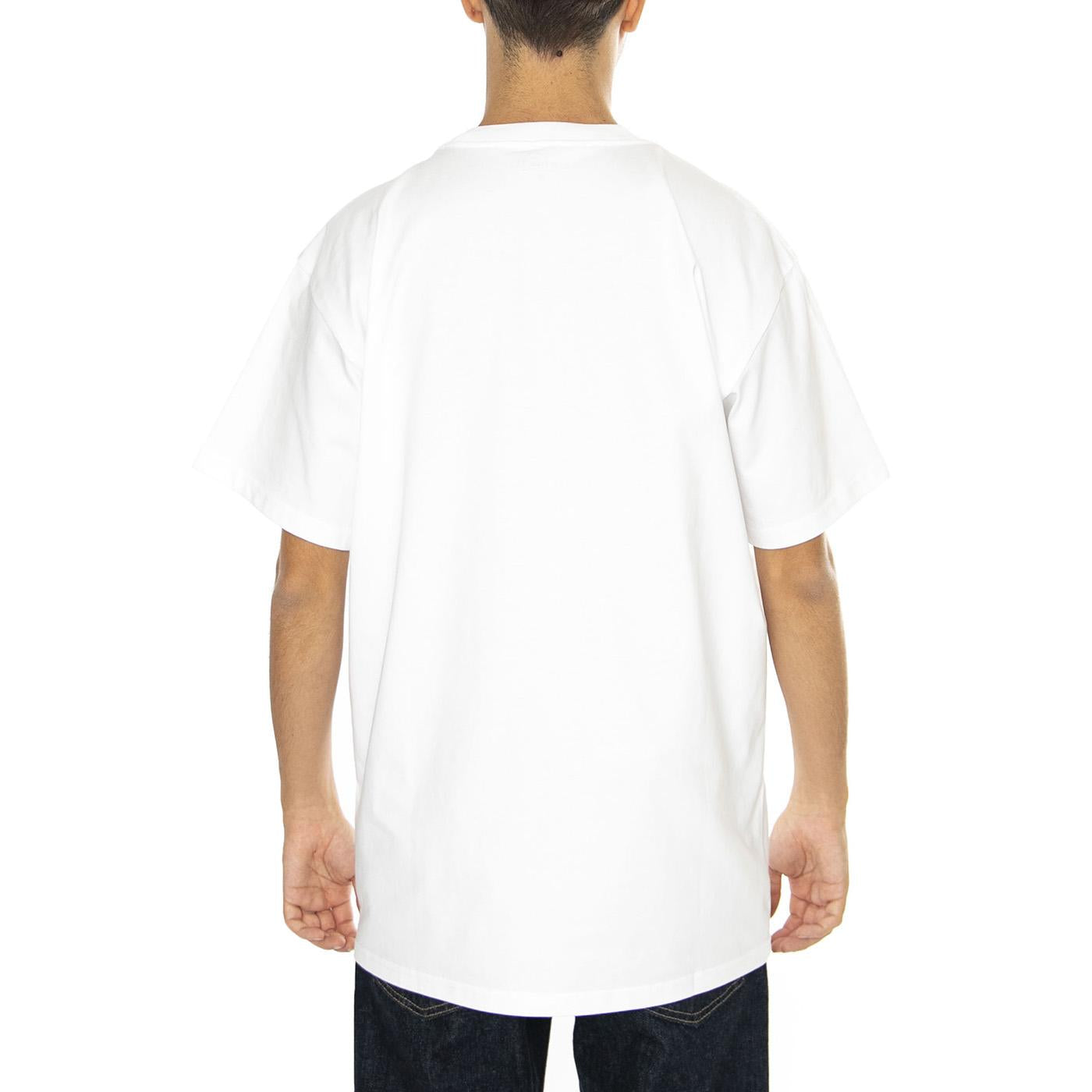 S/S Signal T-Shirt White - Maglietta Girocollo Uomo Bianca I033981.02XX  CARHARTT WIP 