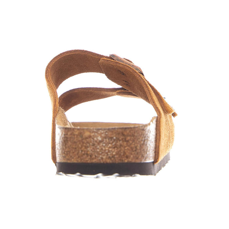 Arizona Big Buckle Nubuck Leather Narrow Fit Sandcastle - Sandali Donna Uomo Beige 1027162 MNK BIRKENSTOCK 