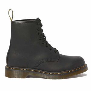 1460 GREASY BLACK - Stivaletti Stringati Uomo Neri 11822003 . DR.MARTENS 