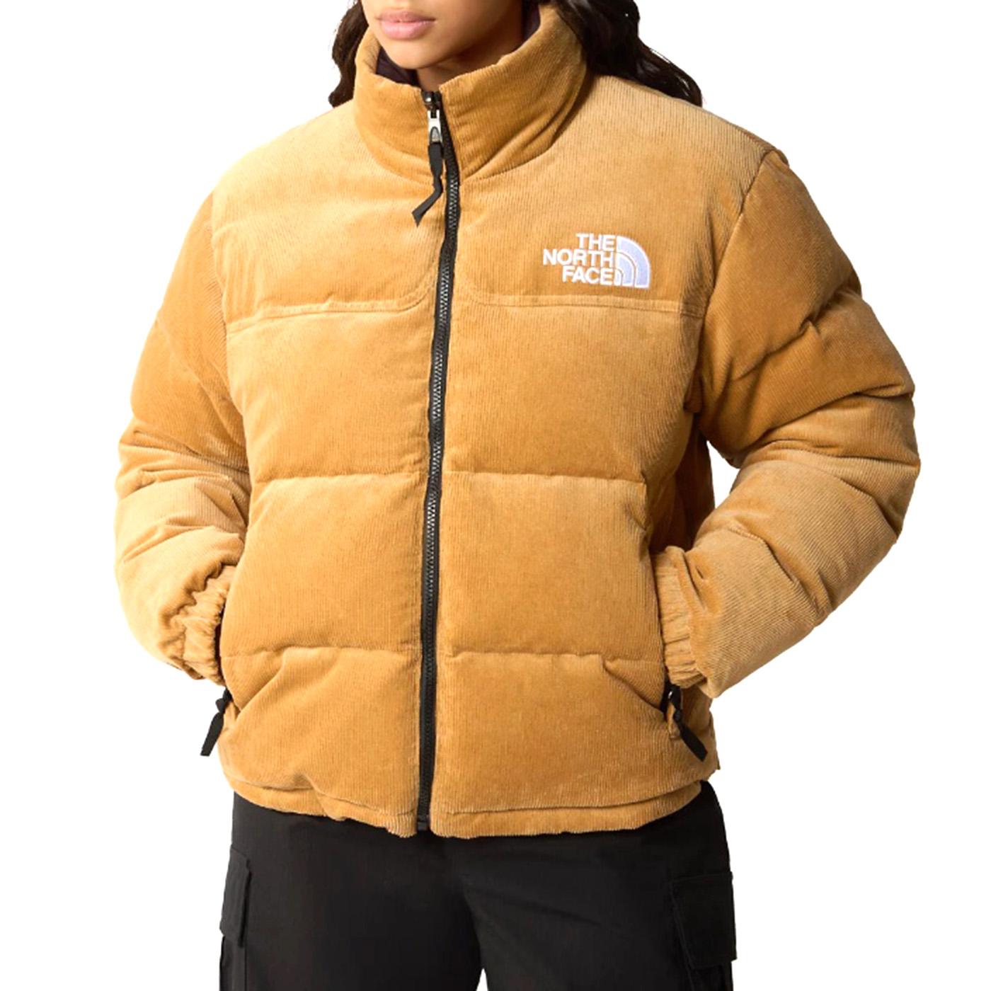 W 92 Reversible Nuptse Jacket Almond Butter / Coal Brown - Giacca Invernale Donna Marrone NF0A831JKOK1  THE NORTH FACE 