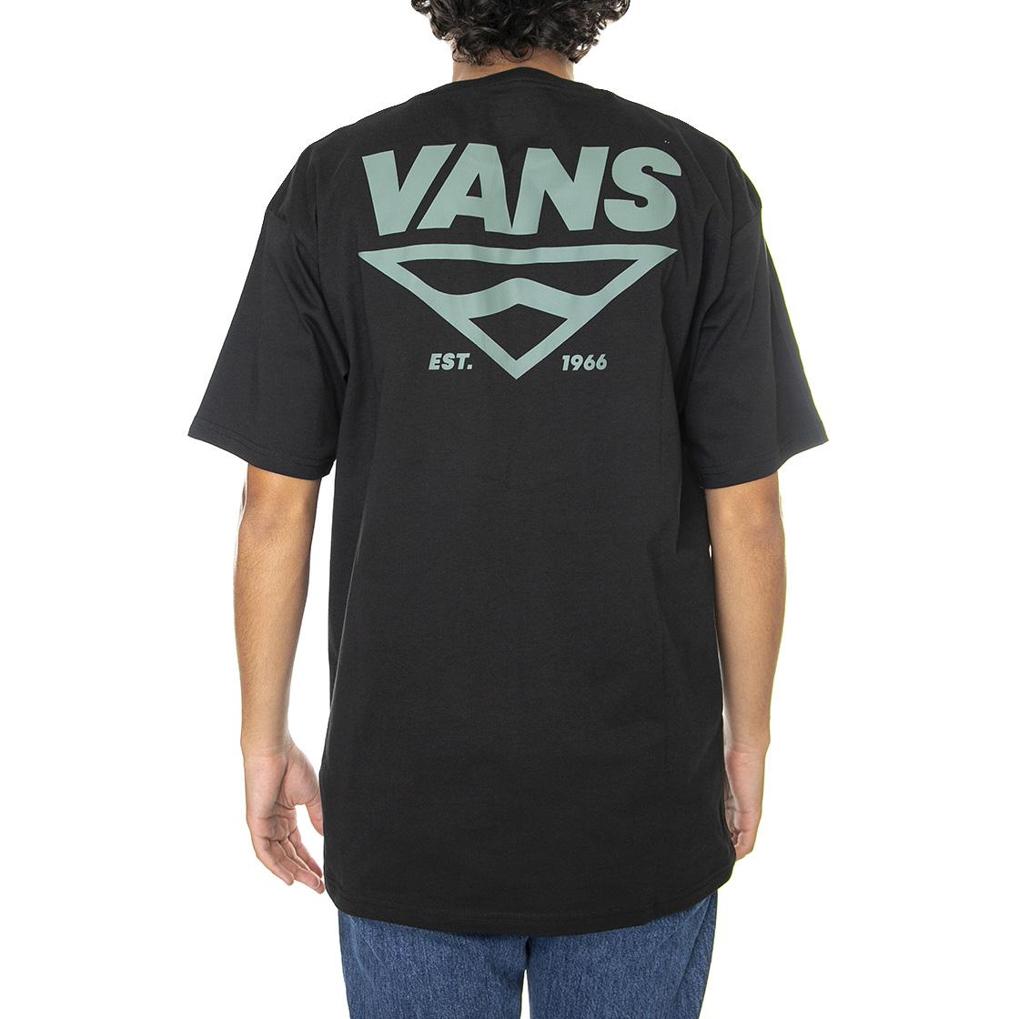Shaper Type - Maglietta Girocollo Uomo Nera VN0A7S6TBLK1  VANS 