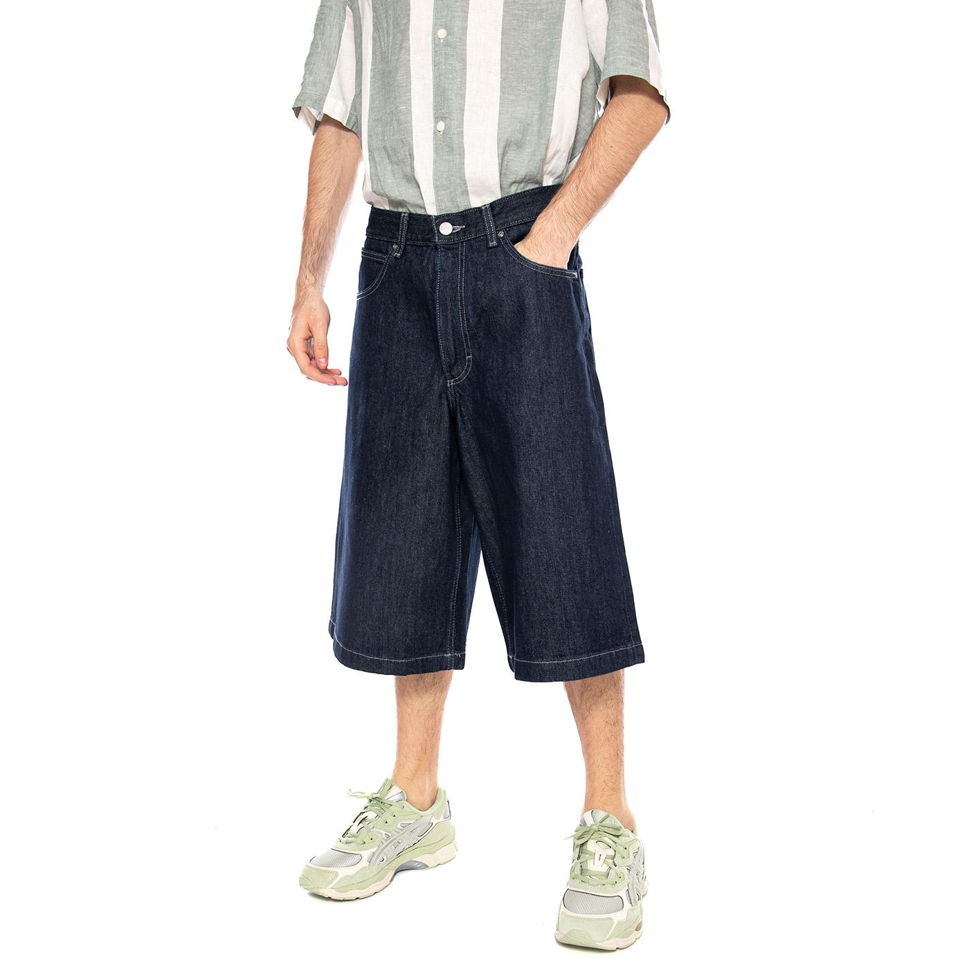 Workwear Jort Cyrus Blue - Bermuda Denim Jeans Uomo Blu 112376353 BL LEE 