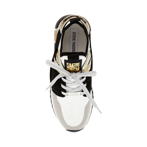 Decend Black / Gold - Scarpe Stringate Profilo Basso Donna Multicolore SMPDECEND-363  STEVE MADDEN 