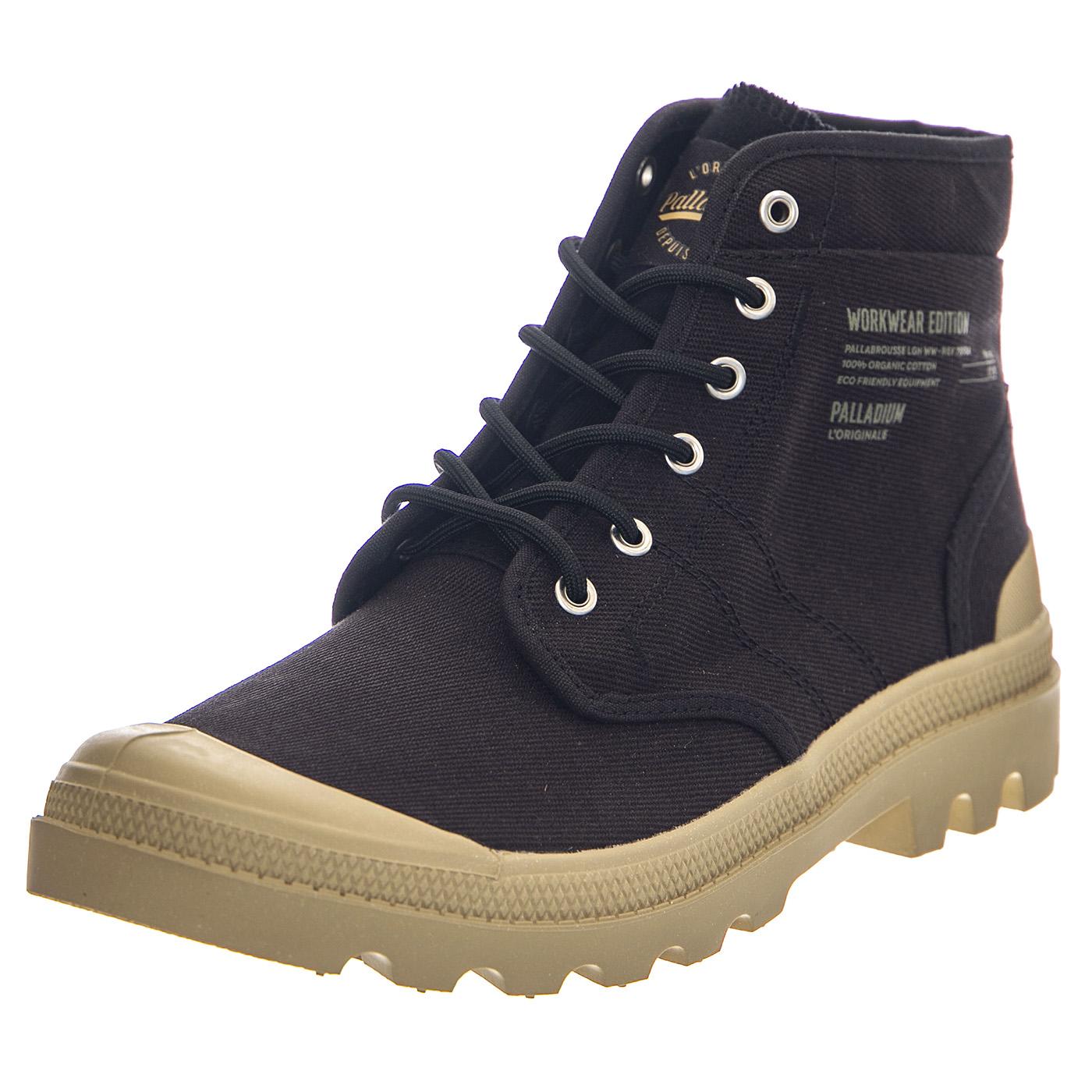 Pallabrousse WW Black - Scarpe Profilo Alto Uomo Nere PAS78564-008-M  PALLADIUM 