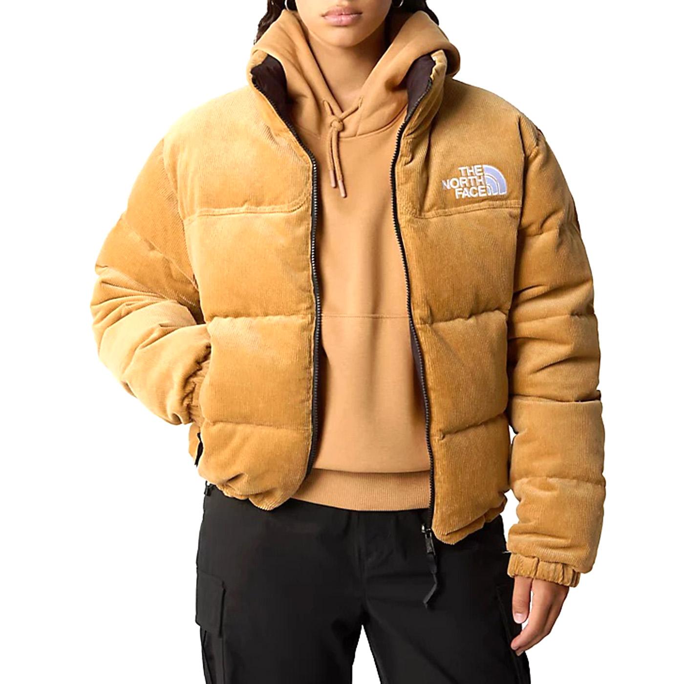 W 92 Reversible Nuptse Jacket Almond Butter / Coal Brown - Giacca Invernale Donna Marrone NF0A831JKOK1  THE NORTH FACE 