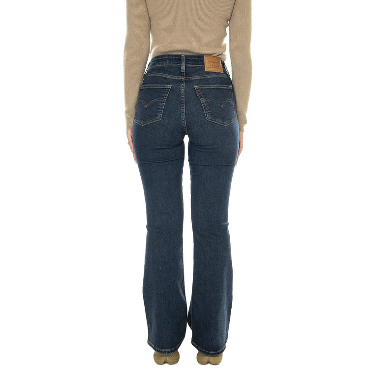 726 HR Flare Blue Swell Dark Indigo Worn In - Pantaloni Denim Jeans Donna Blu A3410-0014  LEVIS 