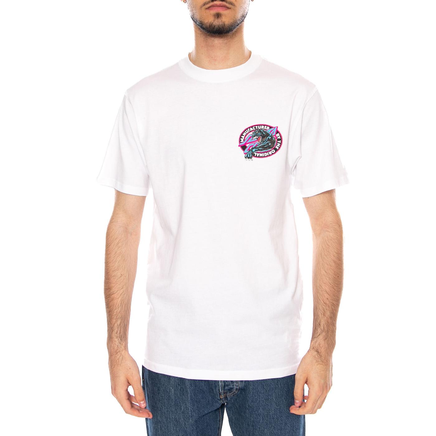 NATAS SKETCH PANTHER T-SHIRT - Maglietta Girocollo Uomo Bianca SCA-TEE-13275 WHT SANTA CRUZ 