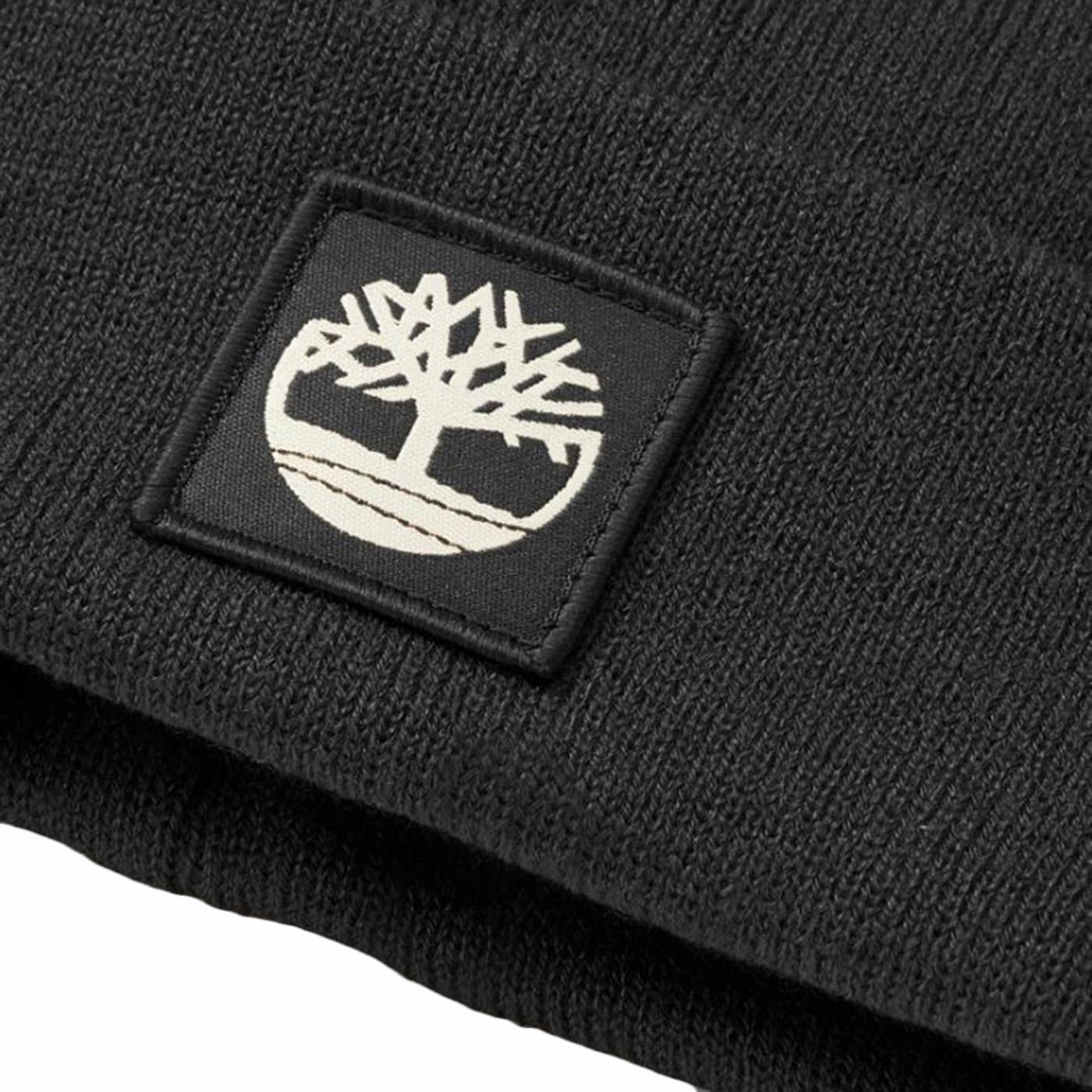 Tonal Patch Beanie -- Berretto Uomo/Donna Nero TB0A65J A0011 TIMBERLAND 