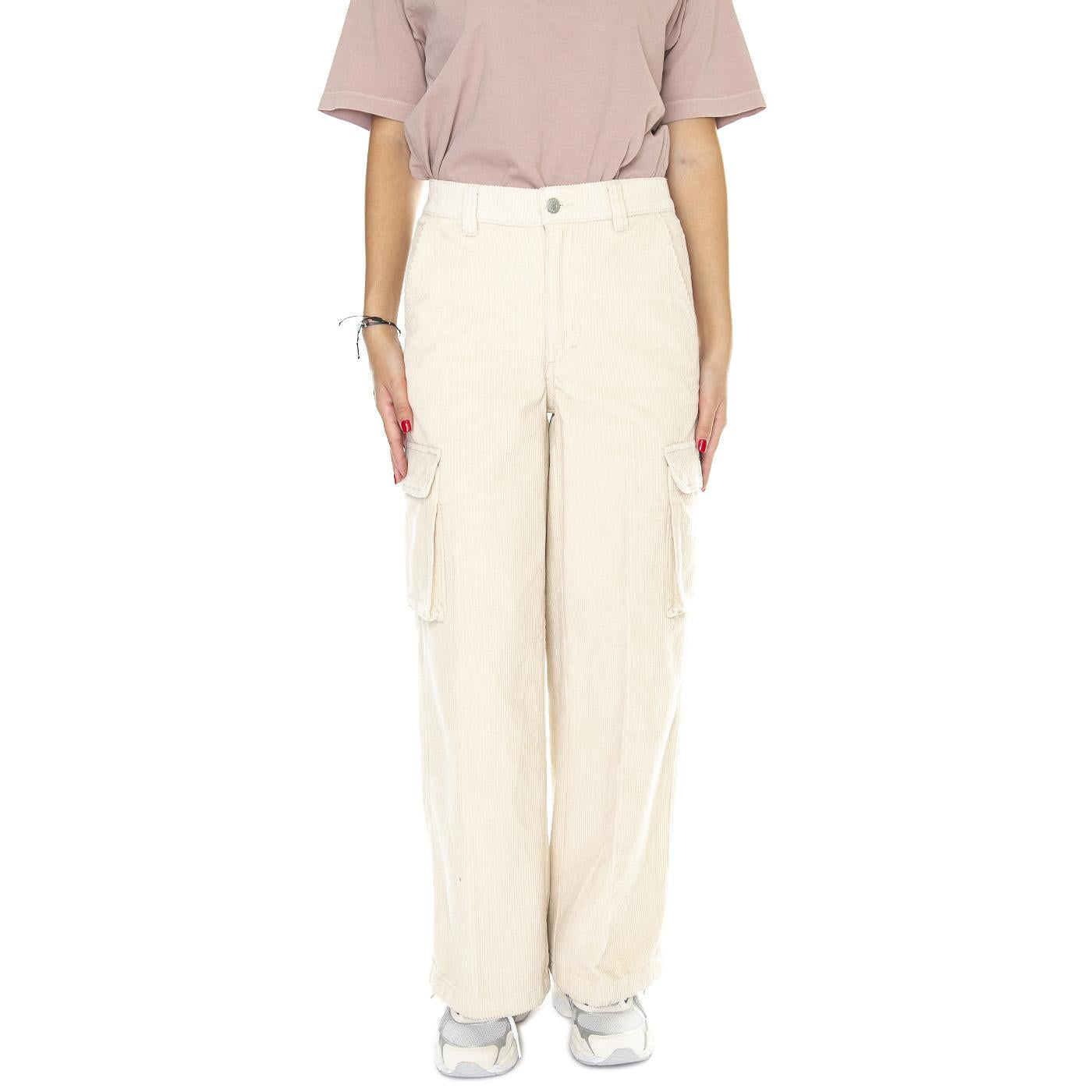 Andrea Baggy Cargo Pant Clay - Pantaloni Donna Beige 242020100-CLY  OBEY 