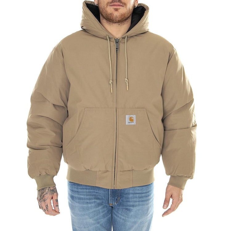 Active Cold Jacket Leather - Giacca Invernale Uomo Beige I032828.8YXX  CARHARTT WIP 