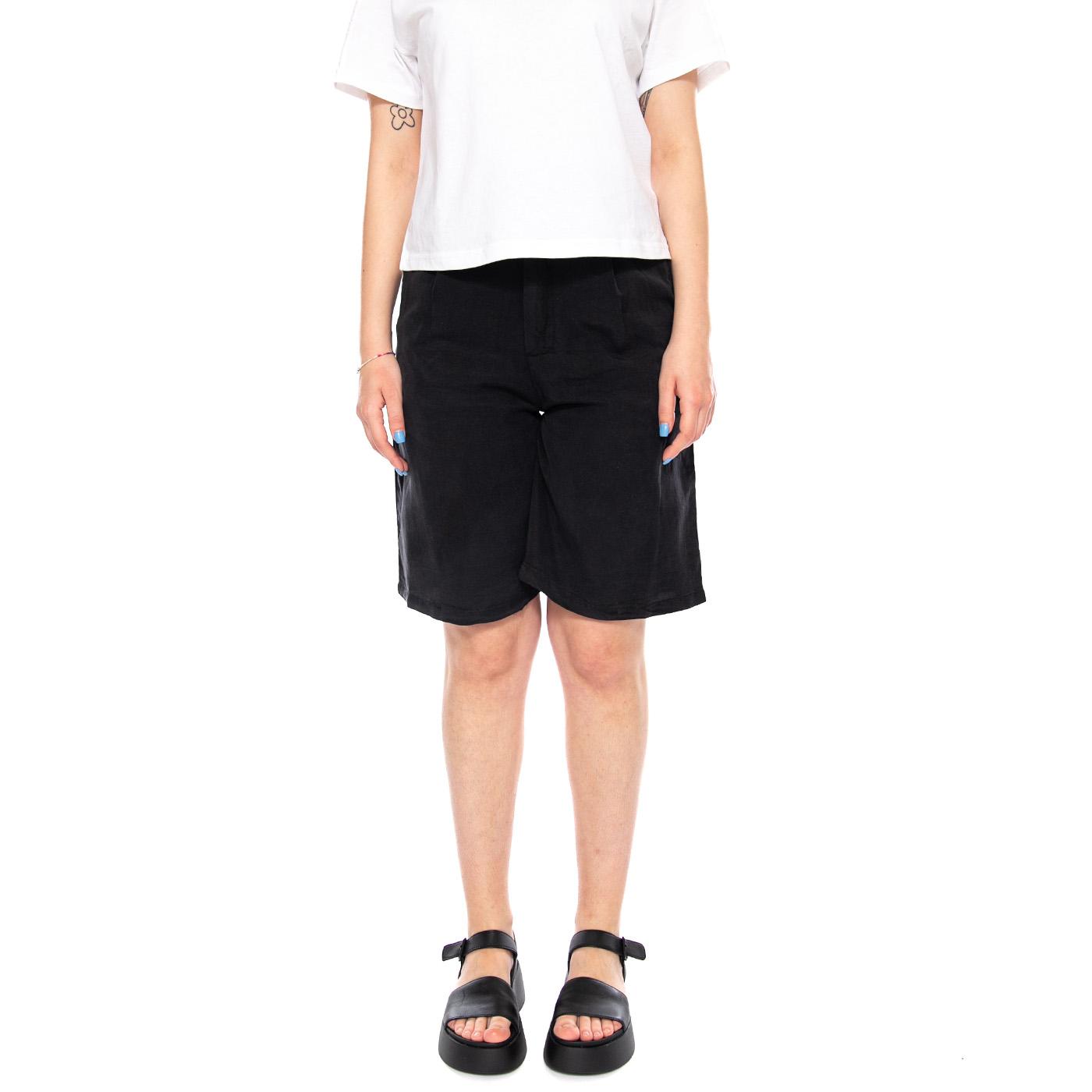 SHORT TIRO ALTO NEGRO - Bermuda Donna Neri 61W/41228 BLK WILD PONY 