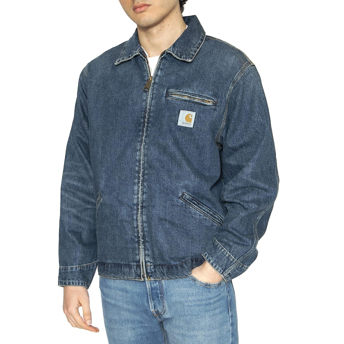 OG Detroit Jacket Blue - Giacca Denim Jeans Uomo Blu I034870.014L  CARHARTT WIP 