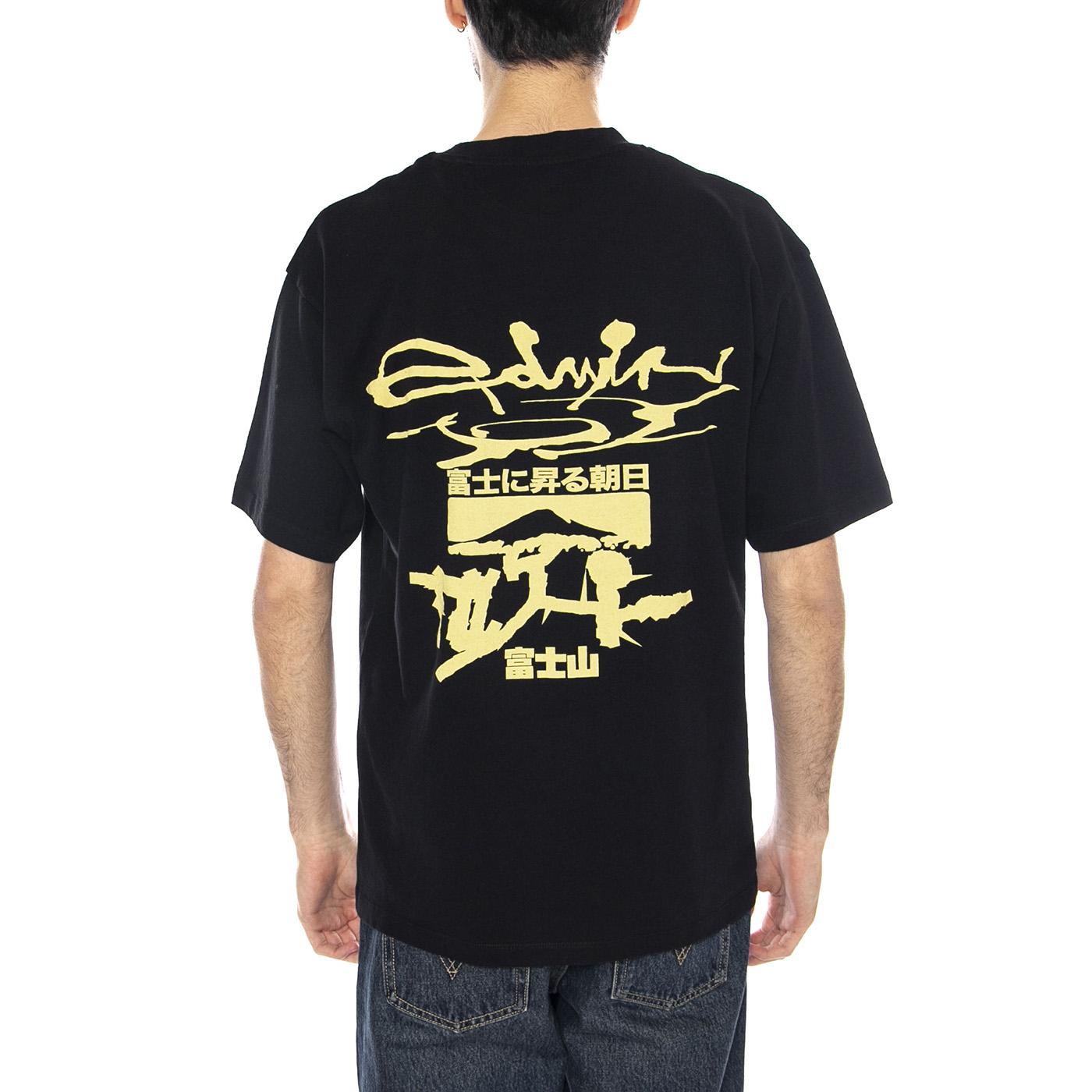 Mount Fuji Dusk TS -- Maglietta Uomo Nera I036400. 89.67 EDWIN 