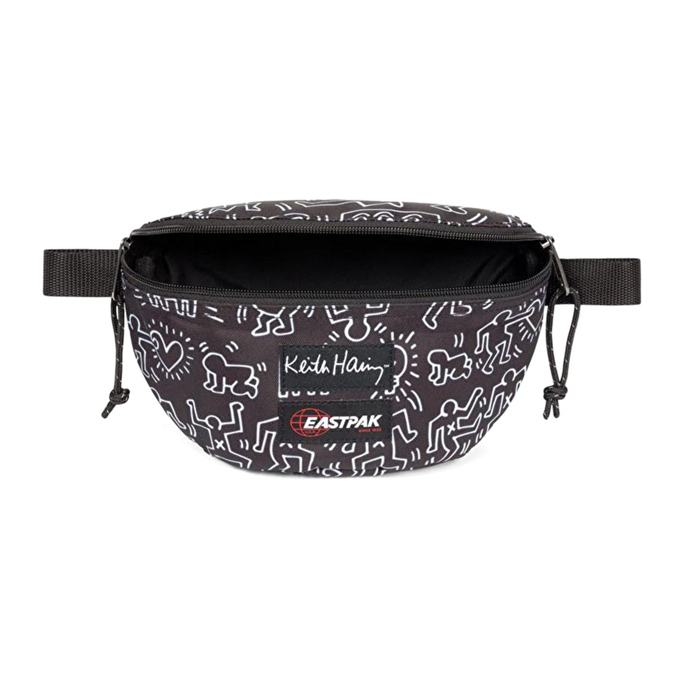 SPRINGER KEITHHARINGBLACK - Marsupio Nero Collaborazione con Keith Haring EK000074 6Z21 EASTPAK 