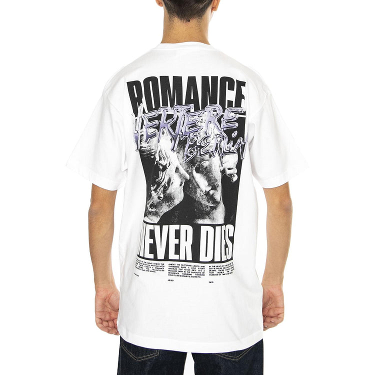 Romance Never Dies T-Shirt White - Maglietta Girocollo Uomo Bianca VER-T251-WHT  VERTERE BERLIN 