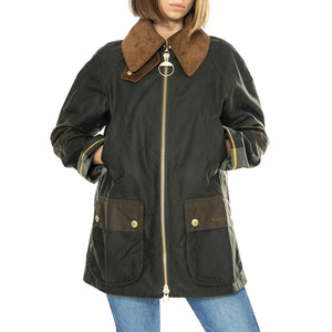 Allerston Wax Archive Olive / Beach / Ancient - Giacca Donna Verde LWX1396-OL99 . BARBOUR 