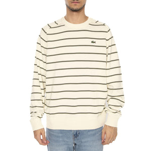 Pullover AI1 Beige - Maglione Girocollo Uomo Multicolore AH7607-AI1 . LACOSTE 