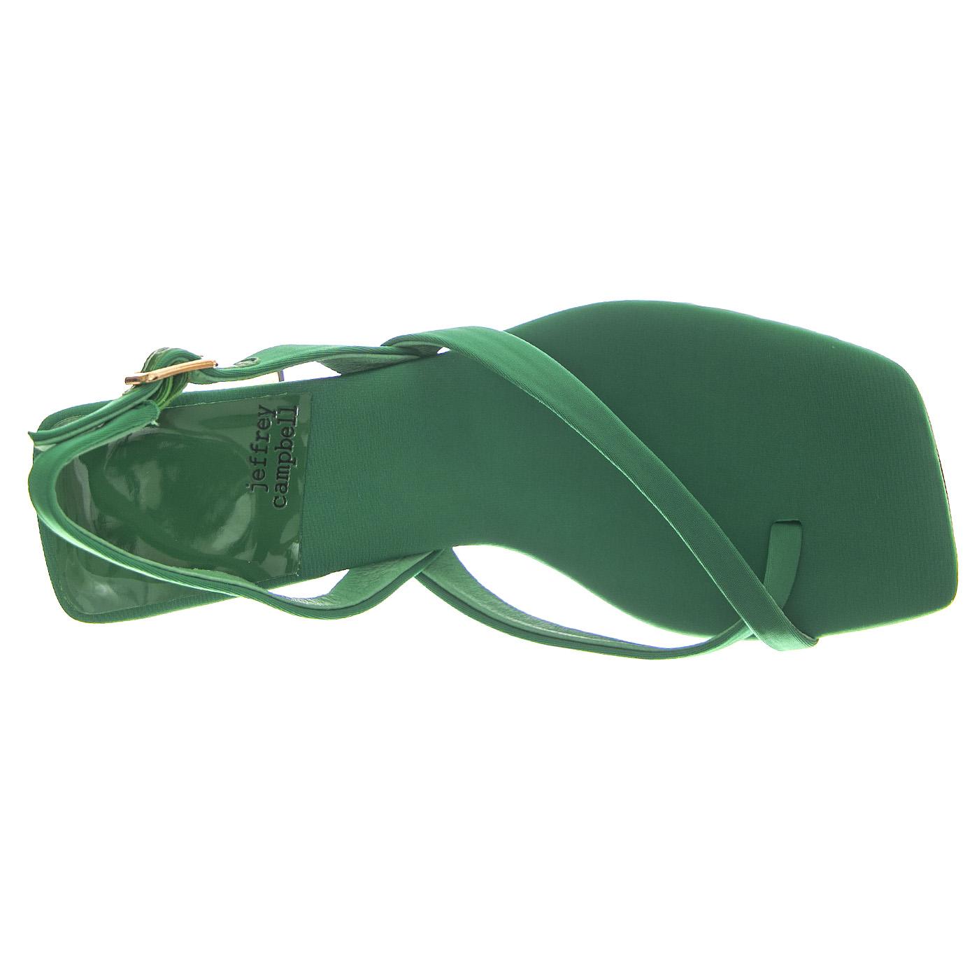 Mercantile Green Neonprene Gold - Sandaldi Donna Verdi JCSR808T-203-002-GRN  JEFFREY CAMPBELL 