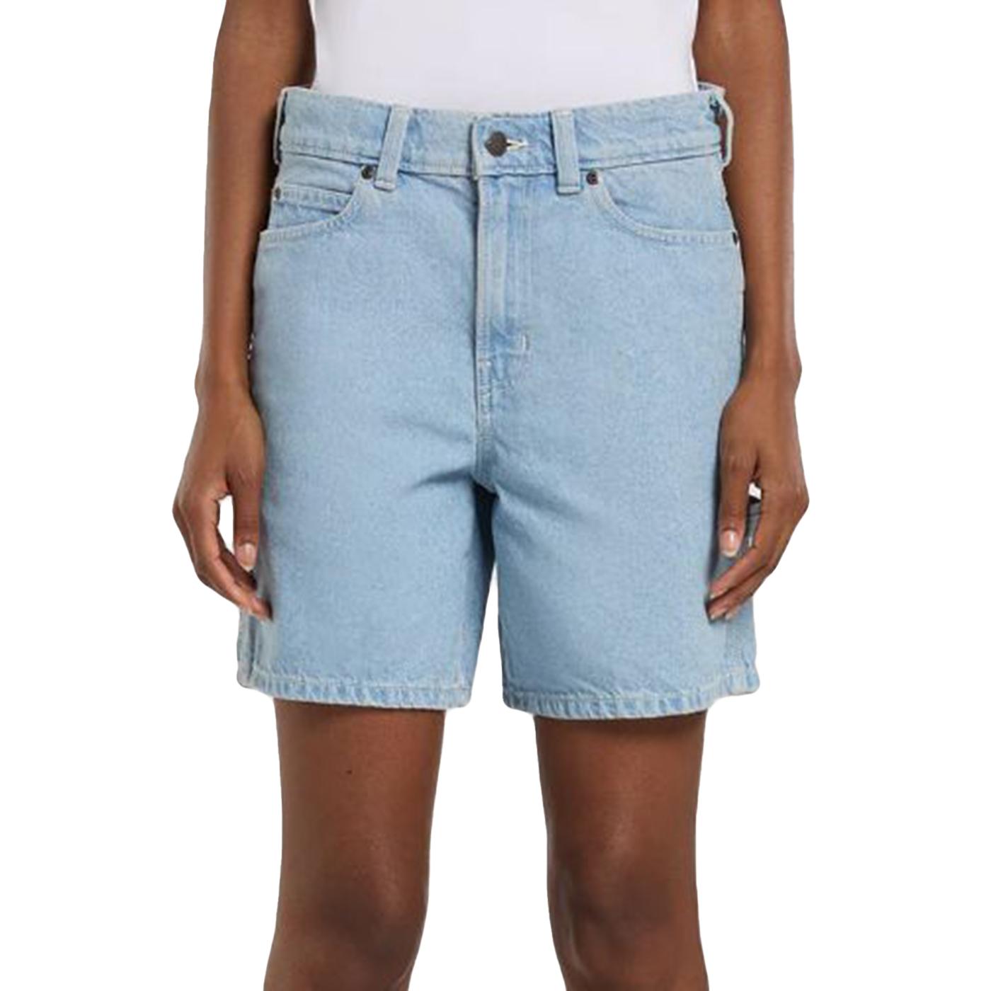 993 7 INCH CARPENTER SHORT VINTAGE BLUE - Bermuda Denim Jeans Donna Blu DK0A88PB C151 DICKIES 