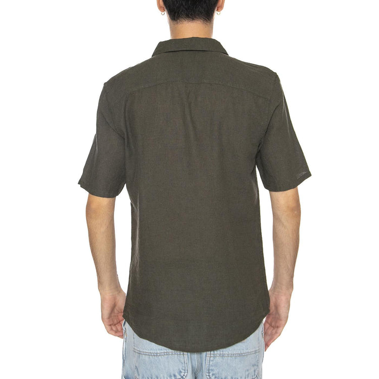 Onscaiden Life Solid Resort Green - Camicia Mancihe Corte Uomo Verde 22025116  ONLY & SONS 