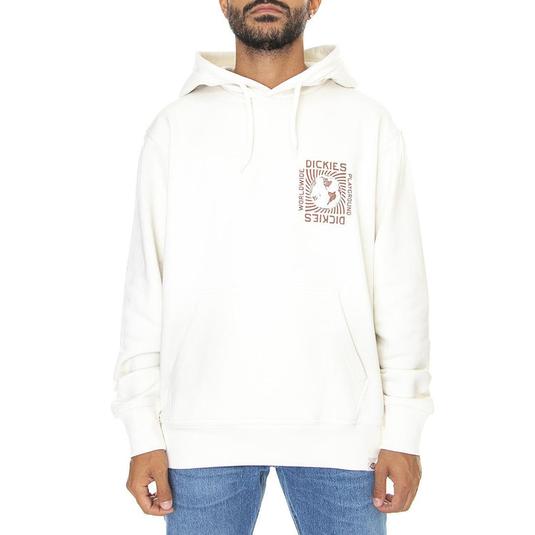 Marbury Hoodie Ecru - Felpa con Cappuccio Uomo Beige DK0A4XYTECR1  DICKIES 