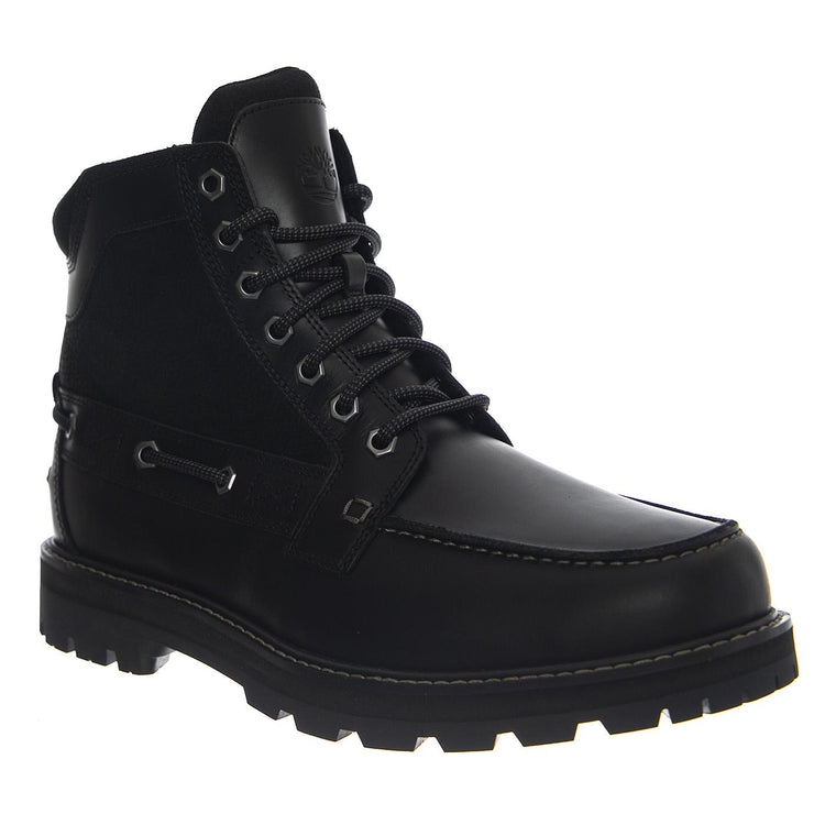 Britton Road Mid Lace Up -- Stivali Uomo Nero Pelle Full Grain TB0A697H W021 TIMBERLAND 