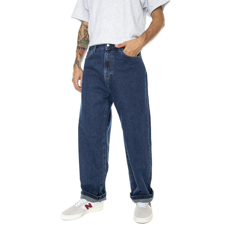 Landon Pant Blue stone washed - Pantaloni Denim Jeans Uomo Blu I030468-0106  CARHARTT WIP 
