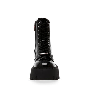Over-Ride Black Patent - Stivaletti Stringati Donna Neri SMSOVER-RIDE-18  STEVE MADDEN 