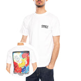 Obey Art Department Tee White - Crewneck T-Shirt Herren Weiß OBEY