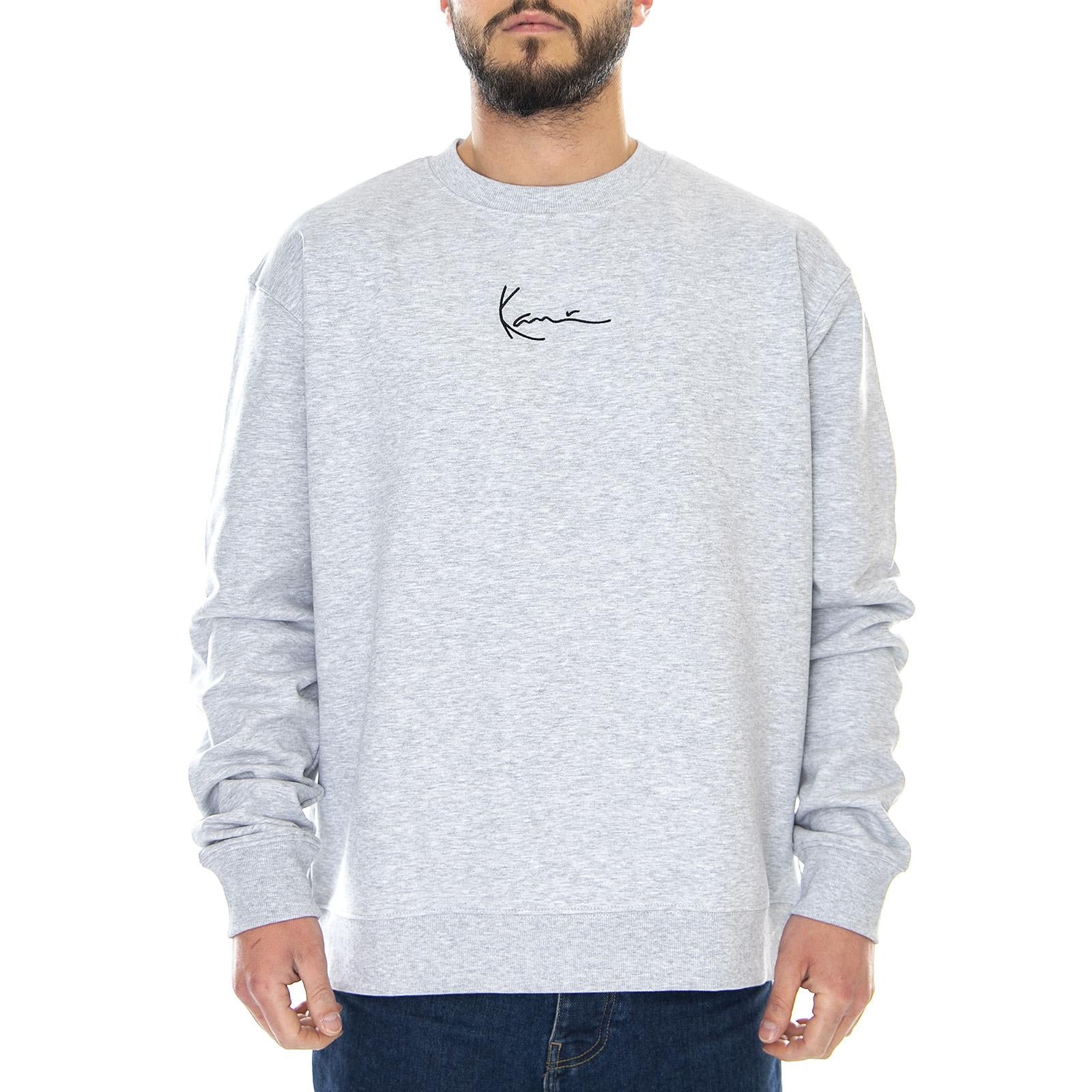 Mens Small Signature Grey Sweatshirt KRCKKMQ12003  KARL KANI 