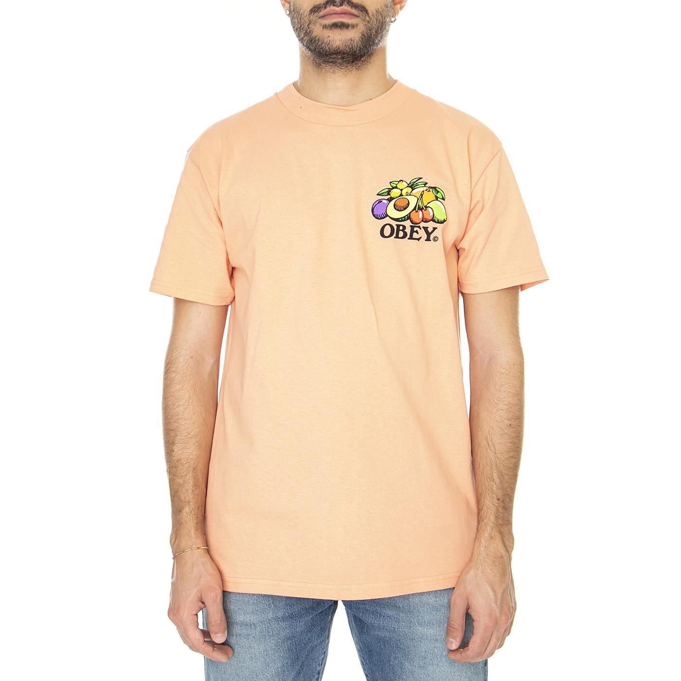 Obey Bowl Of Fruit Classic Tee Citrus - Maglietta Girocollo Uomo Arancione 165263416-CIT  OBEY 