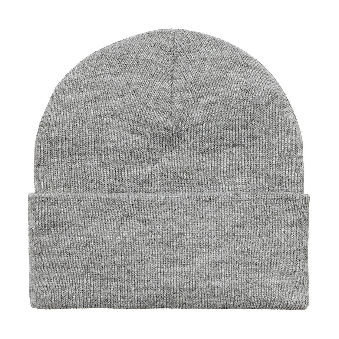 Chase Beanie Grey Heather / Gold - Cappellino a Cuffia Grigio I026222-00MXX  CARHARTT WIP 