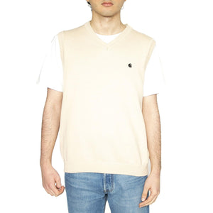 Madison Vest Sweater Fleur De Sel / Black - Gilet Uomo Beige I033036.2NQXX  CARHARTT WIP 