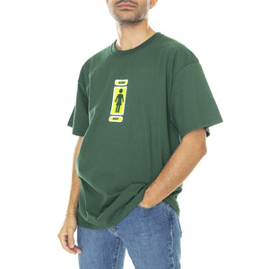 Springwood S/S Tee Forest Green - Maglietta Girocollo Uomo Verde TS02047-FOGRN  HUF 