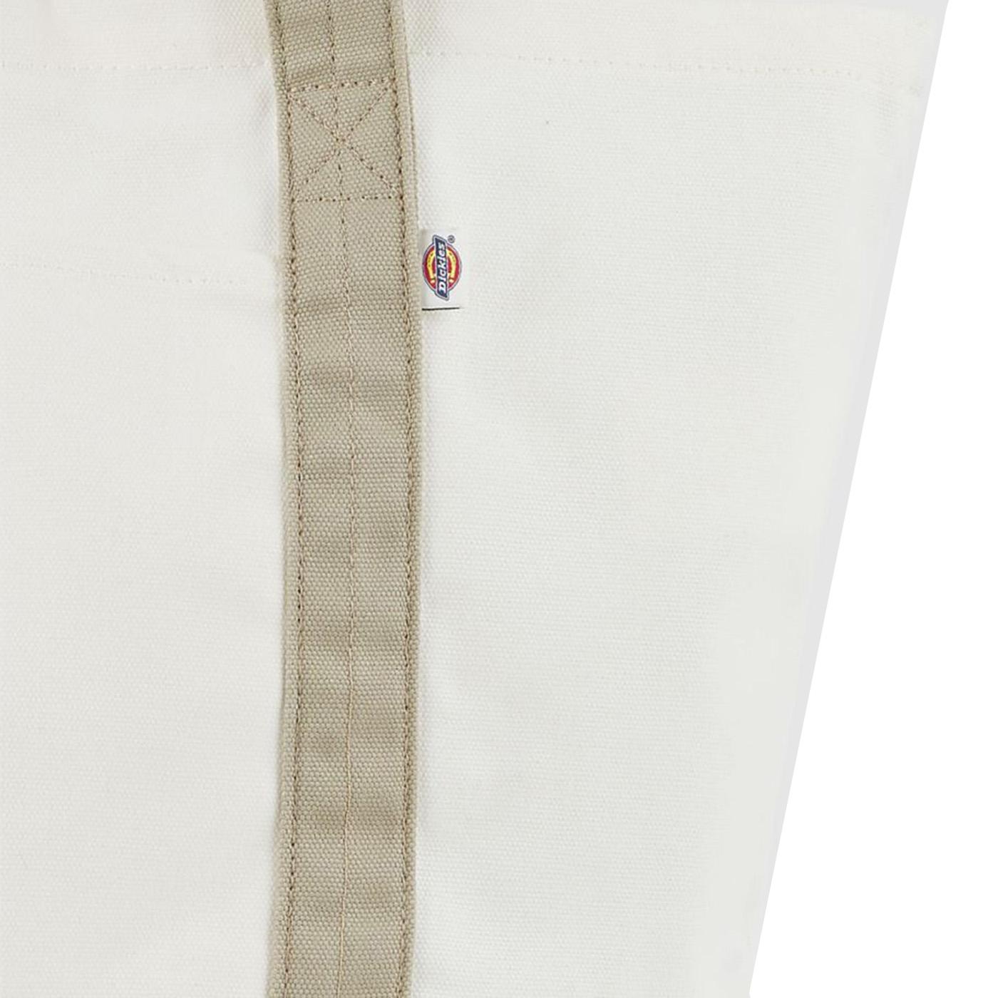 Logo Canvas Tote Egret - Borsa Shopping Bag Bianca DK0A4Z6FC481  DICKIES 