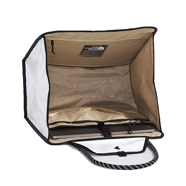 Base Camp Tote Bag - Borsa Shopping Bag Bianca NF0A8C02LA91  THE NORTH FACE 