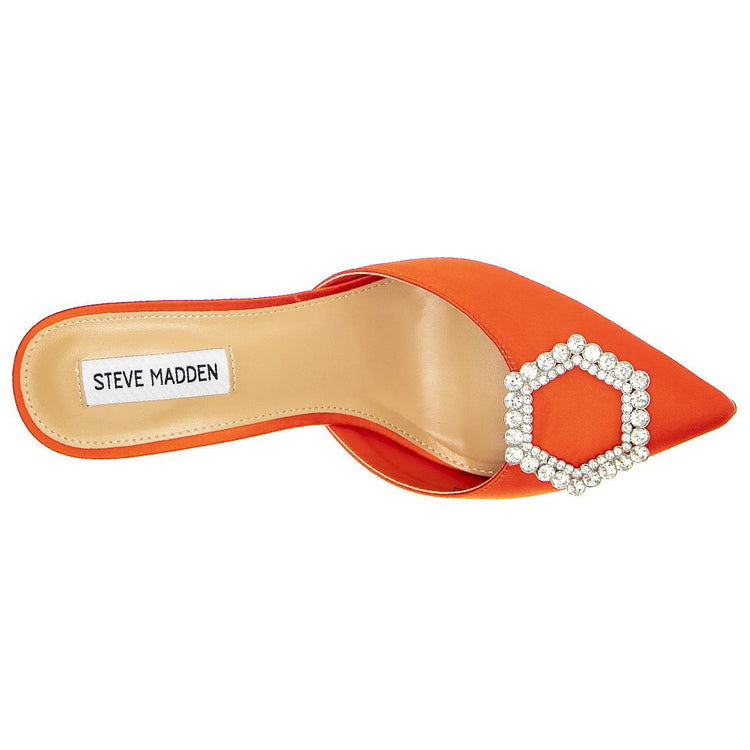 Luxe City Red Satin - Sandali Donna Arancioni SMSLUXE CITY-RED  STEVE MADDEN 