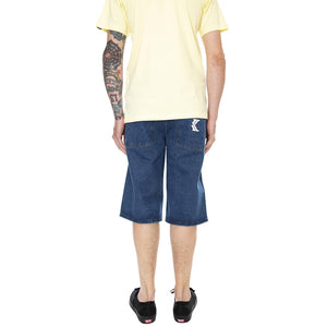 KK Denim Shorts - Blue - Bermuda Denim Jeans Uomo Blu KRCKKMQ12038 . KARL KANI 