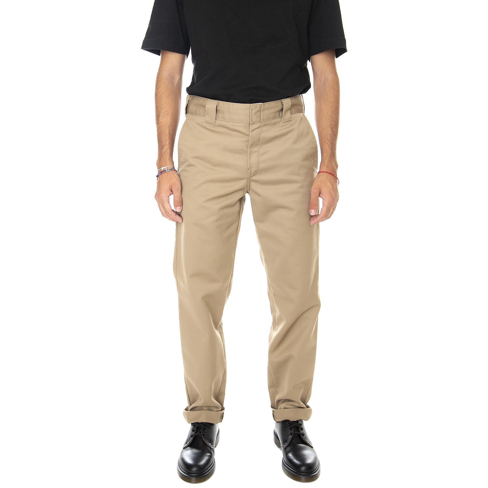M' Master Pant Leather Rinsed - Pantaloni Chino Uomo Beige I020074.8Y.02.32  CARHARTT WIP 