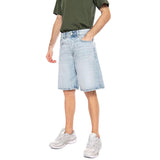 Five Baggy 9893 Pin DNM Shorts VD2 Blau - Bermuda Denim Jeans Herren Blau Herren ONLY & SONS