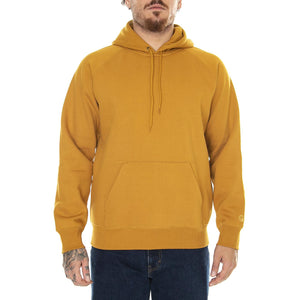 M' Hooded Chase Sweat Buckthorn / Gold - Felpa con Cappuccio Uomo Giallo Ocra I026384.1QZXX  CARHARTT WIP 