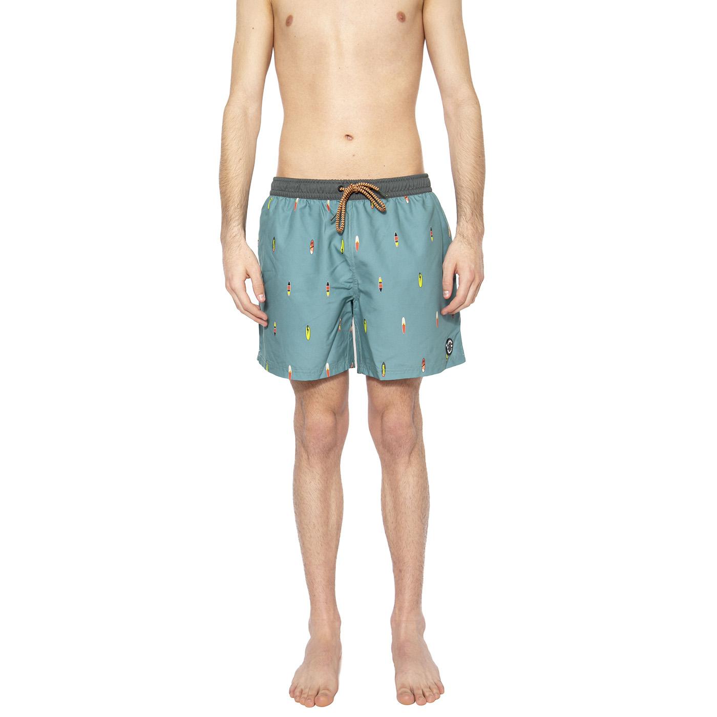 Roan Arctic Green - Costume da Bagno Uomo Verde 2712021-486  PROTEST 