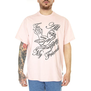 To All My Freinds Tee Pink - Maglietta Girocollo Uomo Rosa 23SITS82-PINK  IUTER 