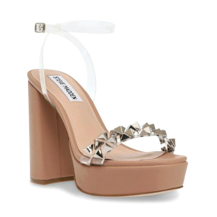 LOCKETT CLEAR NUDE - Sandali Donna Beige SMSLOCKETT-CLE . STEVE MADDEN 