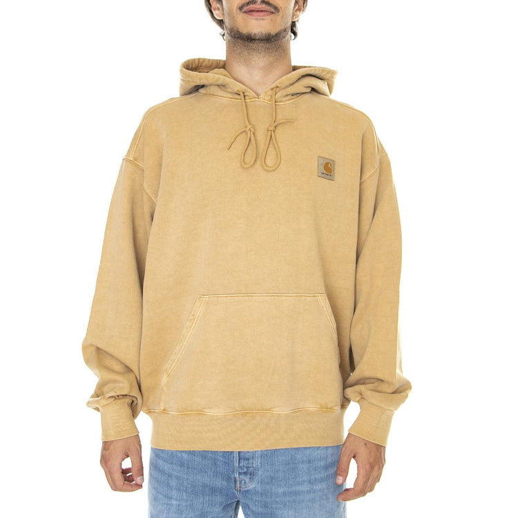 Hooded Vista Sweat Dusty H Brown garment dyed - Felpa con Cappuccio Uomo Marrone I029523-07EGD  CARHARTT WIP 