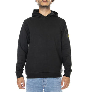 Casuals Hoodie Jet Black - Felpa con Cappuccio Uomo Nera ML1646V-Z865  LYLE & SCOTT 