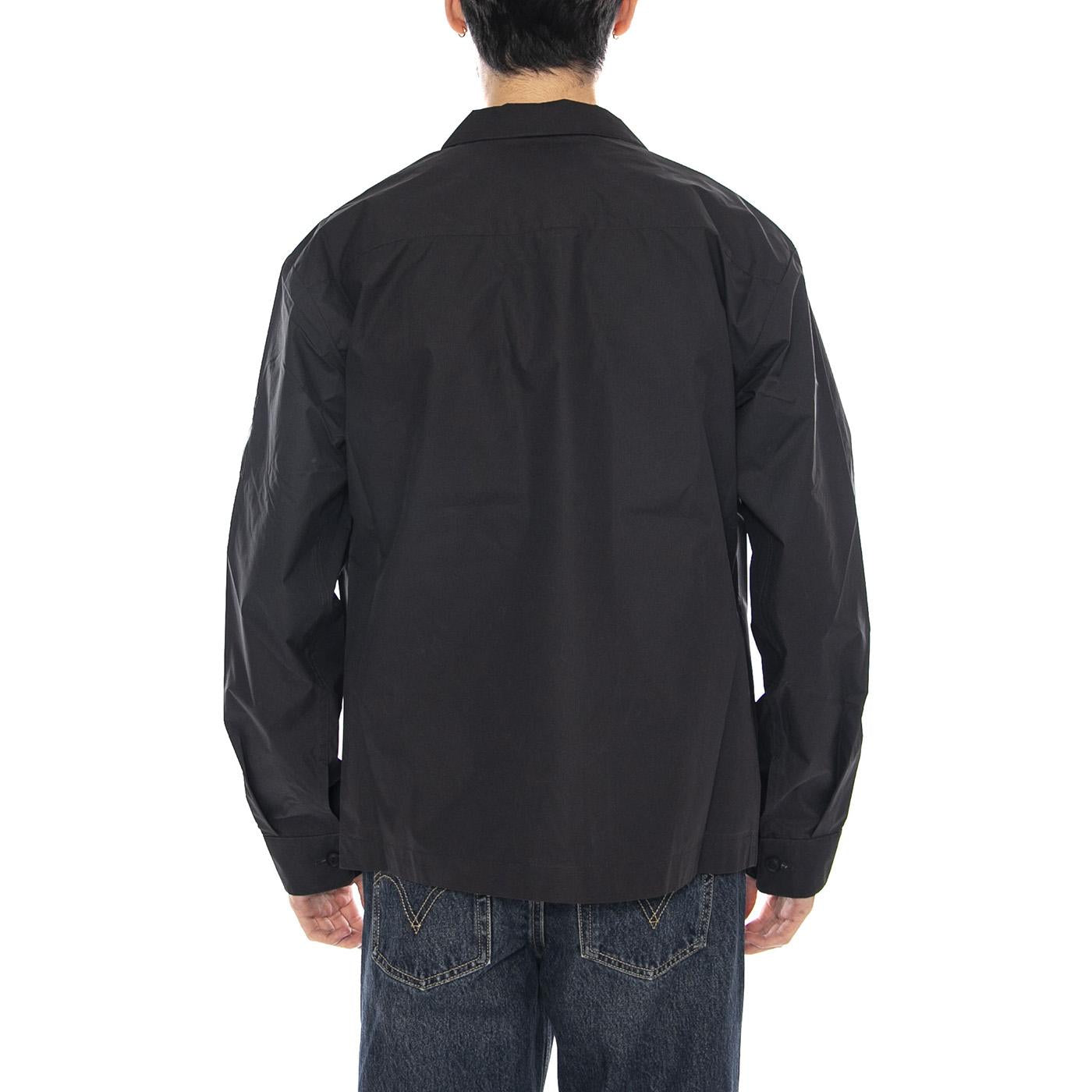 Force Overshirt Black - Giacca Uomo Nera OGQ004-Black . OFF GRID 